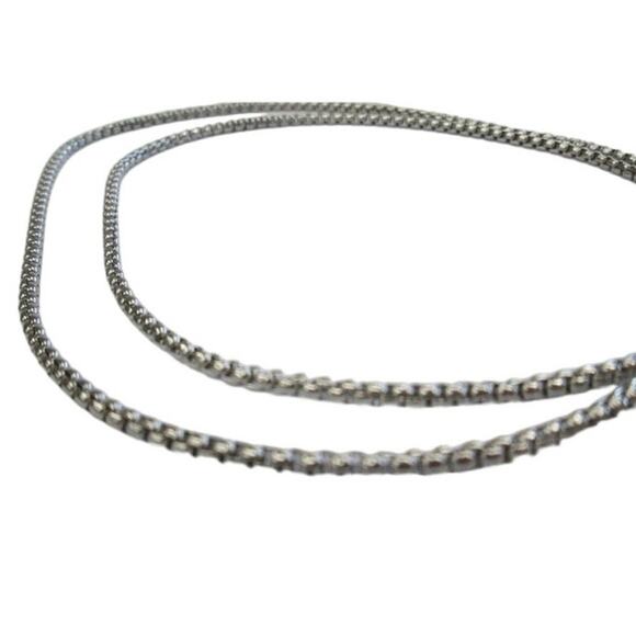 Black Jack Stainless Steel Necklace/Chain Silver Tone New Winged Guitar - Picture 4 of 6